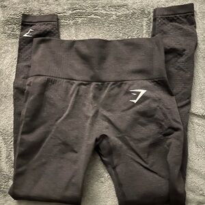 Black Vital Seamless Gymshark Leggings